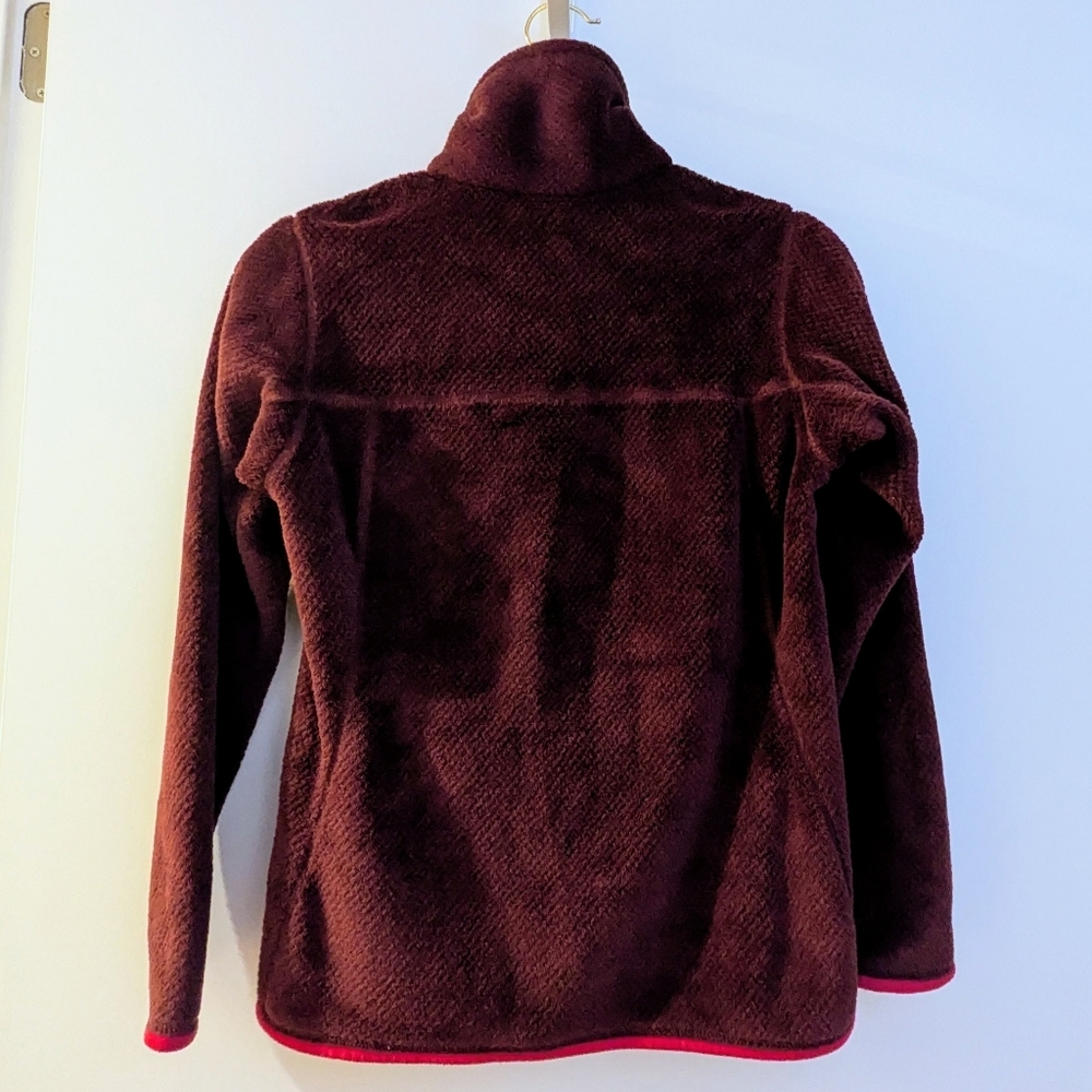 Patagonia Re-Tool Snap-T Pullover Oxblood Red Deep Mahogony XS - Picture 3 of 5